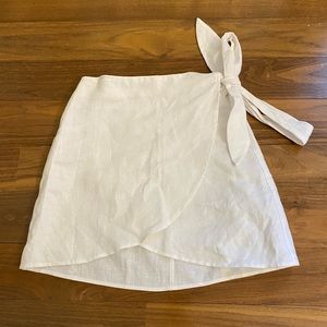 Reformation mini skirt
